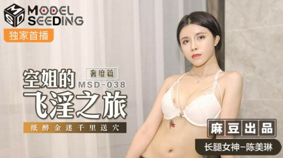 麻豆空姐陈美琳奢靡淫旅：纸醉金迷千里送穴极致高潮